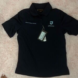 Navy blue Jefferson college of nursing polo